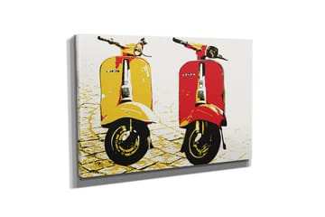 Canvasmålning Dekorativ - Flerfärgad - Inredning - Tavlor & posters - Canvastavla