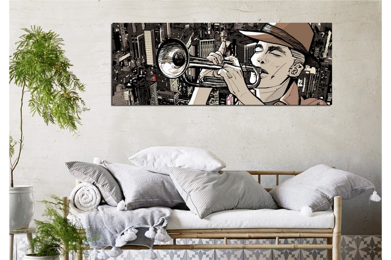 Canvasmålning Dekorativ - Flerfärgad - Inredning - Tavlor & posters - Canvastavla