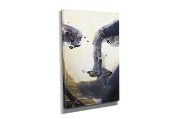 Canvasmålning Dekorativ - Flerfärgad - Inredning - Tavlor & posters - Canvastavla