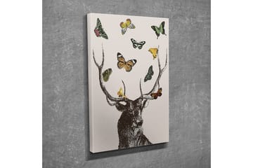 Canvasmålning Dekorativ - Flerfärgad - Inredning - Tavlor & posters - Canvastavla