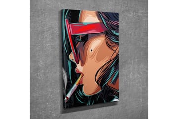Canvasmålning Dekorativ - Flerfärgad - Inredning - Tavlor & posters - Canvastavla