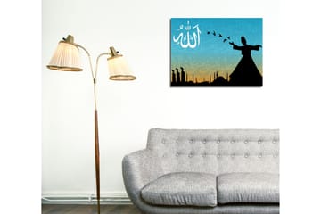 Canvasmålning Dekorativ - Flerfärgad - Inredning - Tavlor & posters - Canvastavla