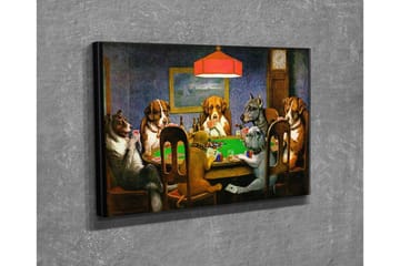 Canvasmålning Dekorativ - Flerfärgad - Inredning - Tavlor & posters - Canvastavla