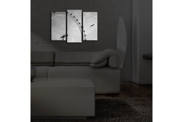 Canvasmålning Dekorativ LED-belysning 3 Delar - Flerfärgad - Inredning - Tavlor & posters - Canvastavla