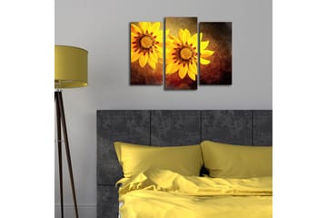 Canvasmålning Dekorativ LED-belysning 3 Delar - Flerfärgad - Inredning - Tavlor & posters - Canvastavla