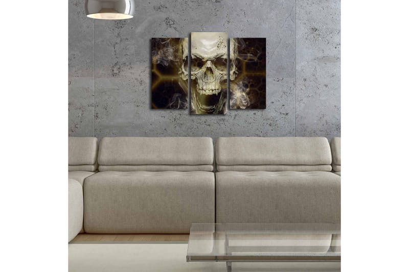Canvasmålning Dekorativ LED-belysning 3 Delar - Flerfärgad - Inredning - Tavlor & posters - Canvastavla