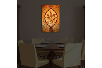 Canvasmålning Dekorativ LED-belysning - Flerfärgad - Inredning - Tavlor & posters - Canvastavla