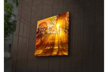 Canvasmålning Dekorativ LED-belysning - Flerfärgad - Inredning - Tavlor & posters - Canvastavla