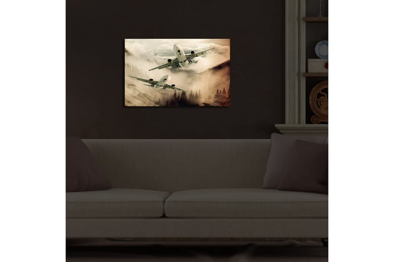 Canvasmålning Dekorativ LED-belysning - Flerfärgad - Inredning - Tavlor & posters - Canvastavla