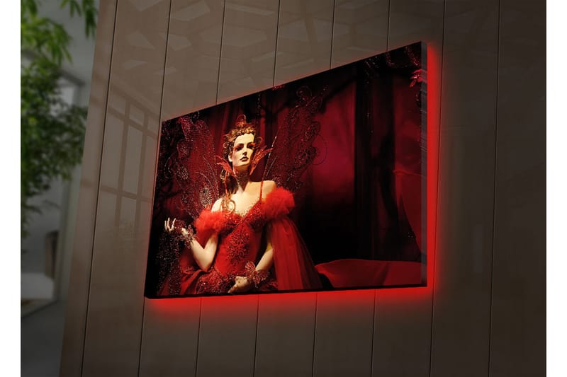 Canvasmålning Dekorativ LED-belysning - Flerfärgad - Inredning - Tavlor & posters - Canvastavla