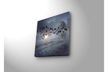 Canvasmålning Dekorativ LED-belysning - Flerfärgad - Inredning - Tavlor & posters - Canvastavla