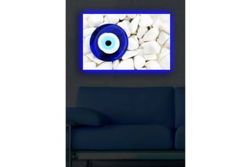 Canvasmålning Dekorativ LED-belysning - Flerfärgad - Inredning - Tavlor & posters - Canvastavla