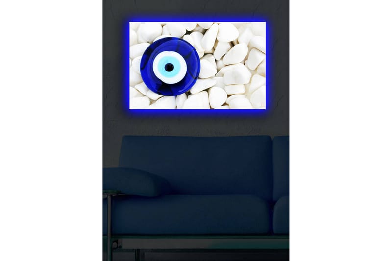 Canvasmålning Dekorativ LED-belysning - Flerfärgad - Inredning - Tavlor & posters - Canvastavla