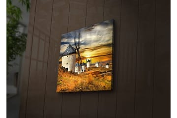 Canvasmålning Dekorativ LED-belysning - Flerfärgad - Inredning - Tavlor & posters - Canvastavla