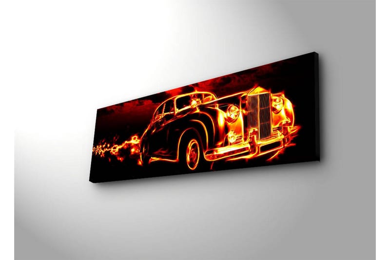 Canvasmålning Dekorativ LED-belysning - Flerfärgad - Inredning - Tavlor & posters - Canvastavla