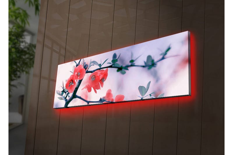 Canvasmålning Dekorativ LED-belysning - Flerfärgad - Inredning - Tavlor & posters - Canvastavla