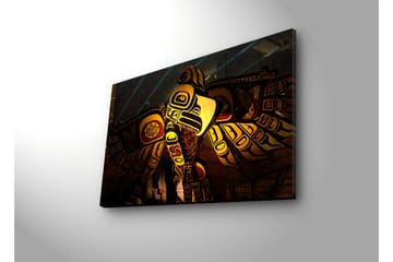 Canvasmålning Dekorativ LED-belysning - Flerfärgad - Inredning - Tavlor & posters - Canvastavla