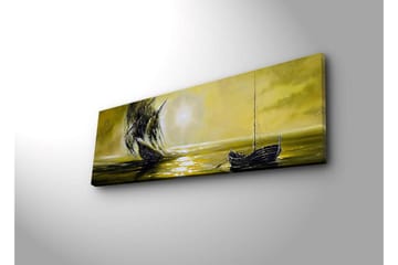 Canvasmålning Dekorativ LED-belysning - Flerfärgad - Inredning - Tavlor & posters - Canvastavla