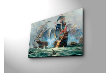 Canvasmålning Dekorativ LED-belysning - Flerfärgad - Inredning - Tavlor & posters - Canvastavla