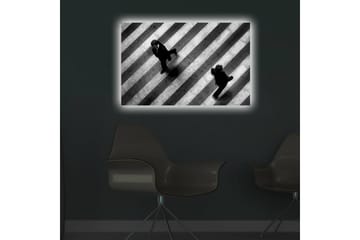Canvasmålning Dekorativ LED-belysning - Flerfärgad - Inredning - Tavlor & posters - Canvastavla