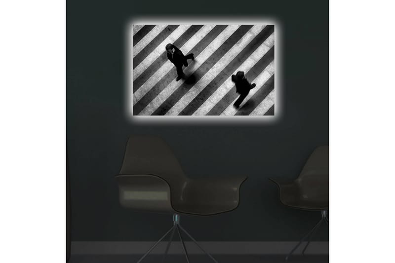 Canvasmålning Dekorativ LED-belysning - Flerfärgad - Inredning - Tavlor & posters - Canvastavla