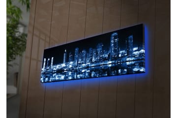 Canvasmålning Dekorativ LED-belysning - Flerfärgad - Inredning - Tavlor & posters - Canvastavla