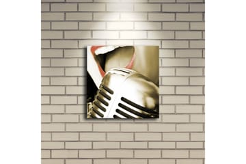 Canvasmålning Dekorativ LED-belysning - Flerfärgad - Inredning - Tavlor & posters - Canvastavla