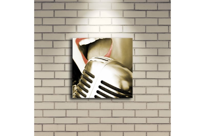 Canvasmålning Dekorativ LED-belysning - Flerfärgad - Inredning - Tavlor & posters - Canvastavla