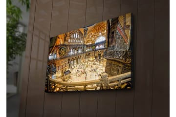 Canvasmålning Dekorativ LED-belysning - Flerfärgad - Inredning - Tavlor & posters - Canvastavla