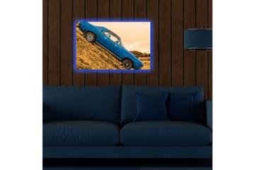 Canvasmålning Dekorativ LED-belysning - Flerfärgad - Inredning - Tavlor & posters - Canvastavla