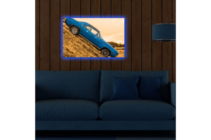 Canvasmålning Dekorativ LED-belysning - Flerfärgad - Inredning - Tavlor & posters - Canvastavla