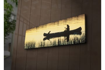 Canvasmålning Dekorativ LED-belysning - Flerfärgad - Inredning - Tavlor & posters - Canvastavla