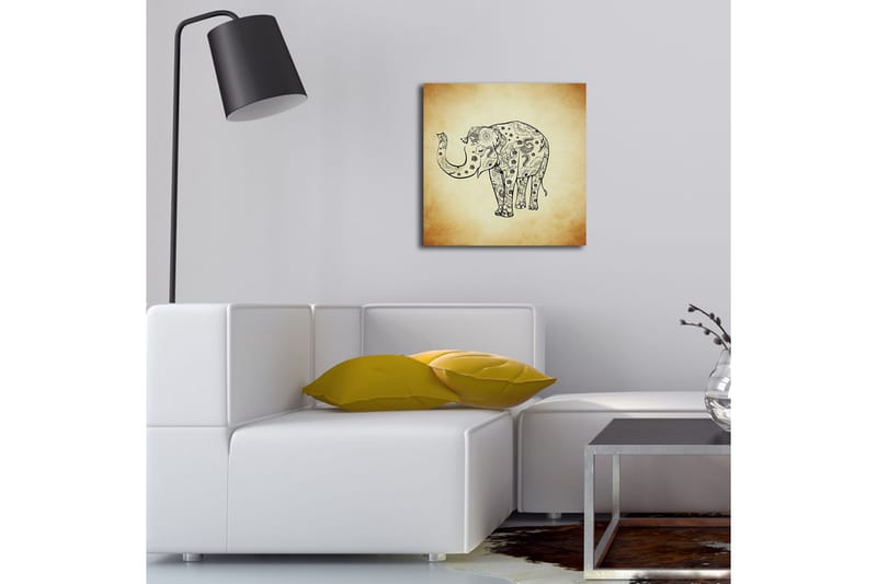 Canvasmålning Dekorativ LED-belysning - Flerfärgad - Inredning - Tavlor & posters - Canvastavla