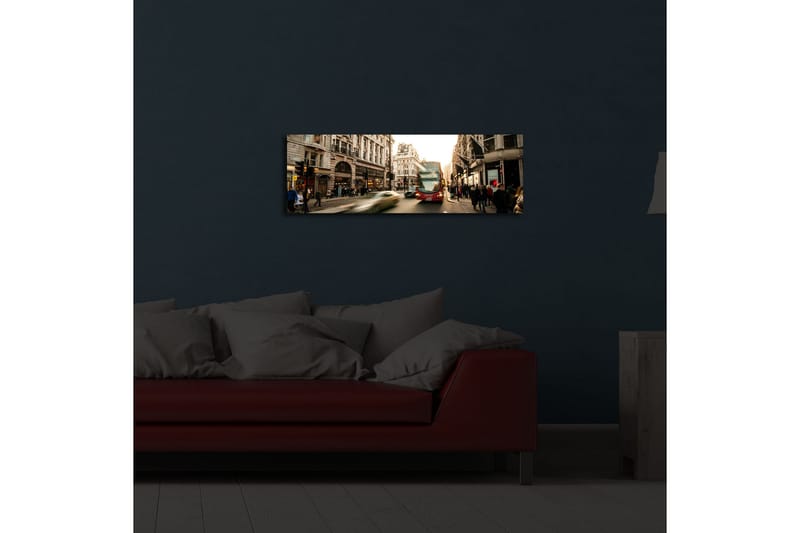 Canvasmålning Dekorativ LED-belysning - Flerfärgad - Inredning - Tavlor & posters - Canvastavla