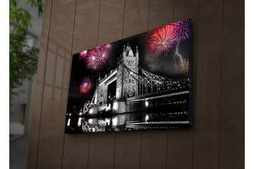 Canvasmålning Dekorativ LED-belysning - Flerfärgad - Inredning - Tavlor & posters - Canvastavla