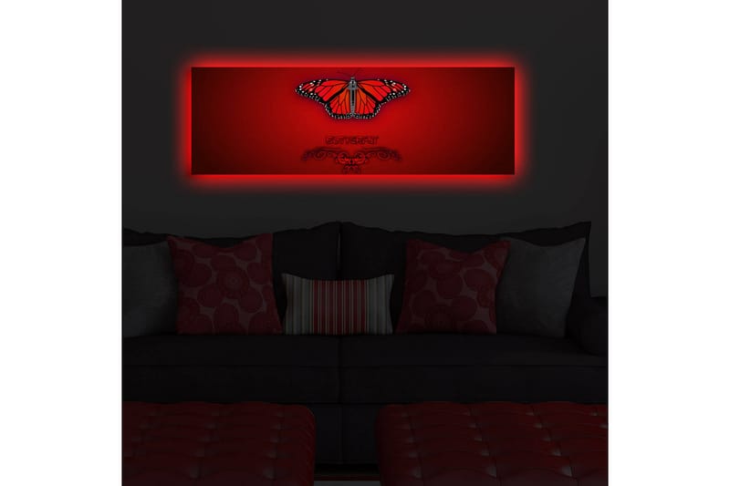 Canvasmålning Dekorativ LED-belysning - Flerfärgad - Inredning - Tavlor & posters - Canvastavla