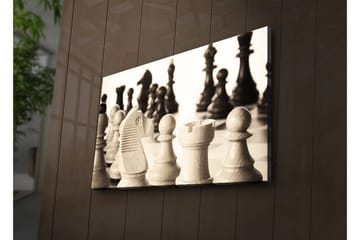 Canvasmålning Dekorativ LED-belysning - Flerfärgad - Inredning - Tavlor & posters - Canvastavla