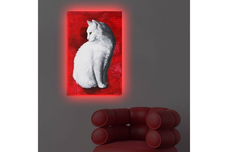 Canvasmålning Dekorativ LED-belysning - Flerfärgad - Inredning - Tavlor & posters - Canvastavla