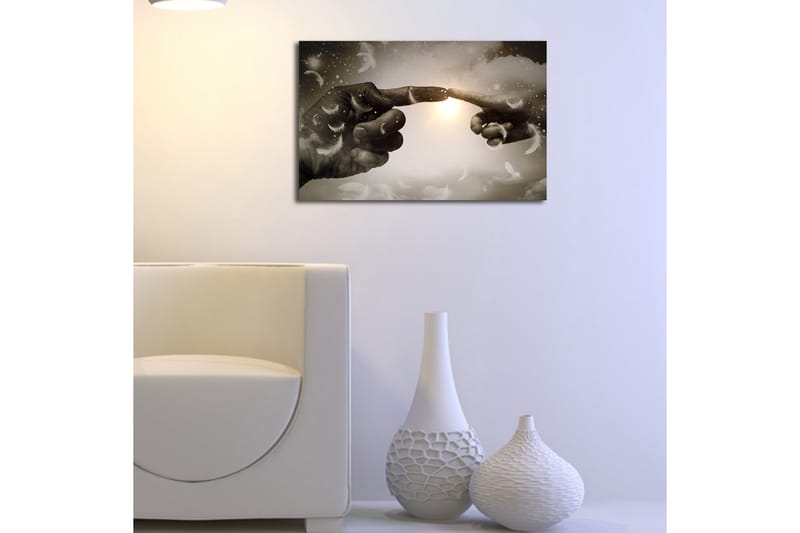 Canvasmålning Dekorativ LED-belysning - Flerfärgad - Inredning - Tavlor & posters - Canvastavla