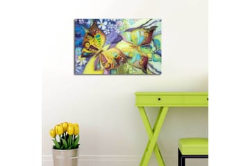 Canvasmålning Dekorativ LED-belysning - Flerfärgad - Inredning - Tavlor & posters - Canvastavla