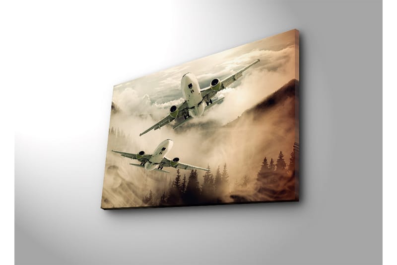 Canvasmålning Dekorativ LED-belysning - Flerfärgad - Inredning - Tavlor & posters - Canvastavla