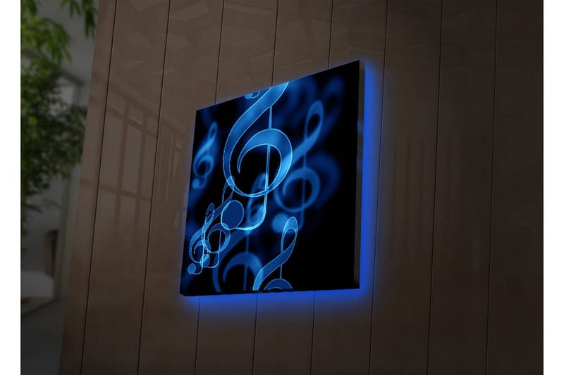 Canvasmålning Dekorativ LED-belysning - Flerfärgad - Inredning - Tavlor & posters - Canvastavla