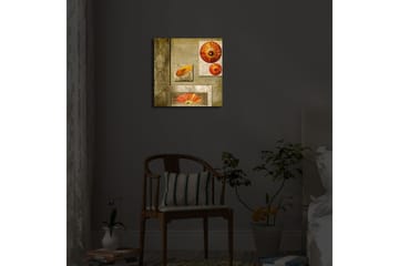 Canvasmålning Dekorativ LED-belysning - Flerfärgad - Inredning - Tavlor & posters - Canvastavla