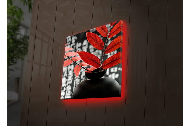 Canvasmålning Dekorativ LED-belysning - Flerfärgad - Inredning - Tavlor & posters - Canvastavla