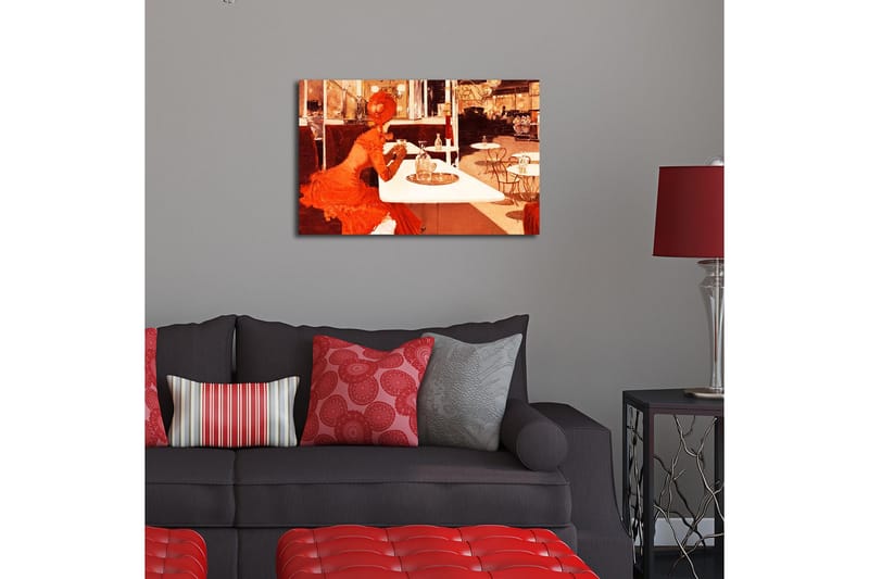 Canvasmålning Dekorativ LED-belysning - Flerfärgad - Inredning - Tavlor & posters - Canvastavla