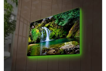 Canvasmålning Dekorativ LED-belysning - Flerfärgad - Inredning - Tavlor & posters - Canvastavla