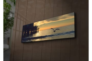 Canvasmålning Dekorativ LED-belysning - Flerfärgad - Inredning - Tavlor & posters - Canvastavla
