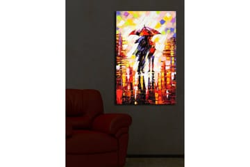 Canvasmålning Dekorativ LED-belysning - Flerfärgad - Inredning - Tavlor & posters - Canvastavla