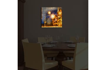 Canvasmålning Dekorativ LED-belysning - Flerfärgad - Inredning - Tavlor & posters - Canvastavla