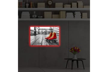 Canvasmålning Dekorativ LED-belysning - Flerfärgad - Inredning - Tavlor & posters - Canvastavla
